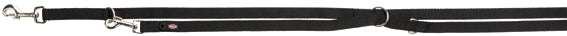 Trixie (BV) Premium multikoppel M-L: 2.00 m/20 mm - Svart