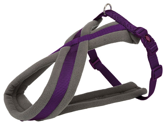 Trixie Premium touring sele L-XL: 70-110 cm/25 mm - Violett