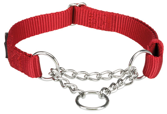 Trixie Premium halvstryp S-M: 30-40 cm/15 mm - Röd