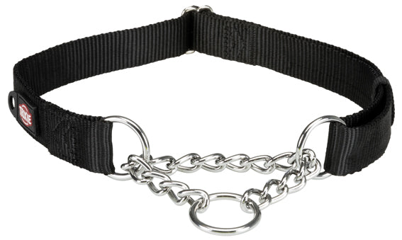 Trixie Premium halvstryp L-XL: 45-70 cm/25 mm - Svart