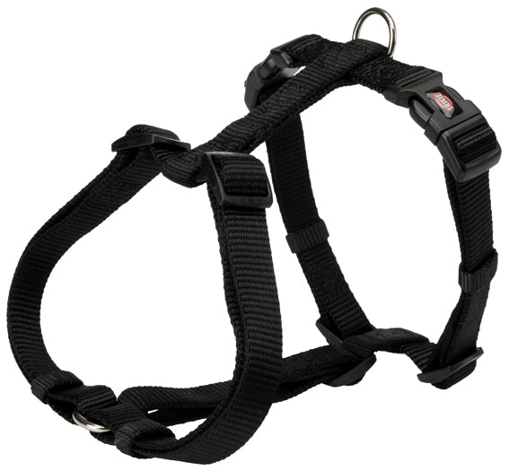 Trixie Premium H-sele S/M: 40-65 cm/15 mm - Svart