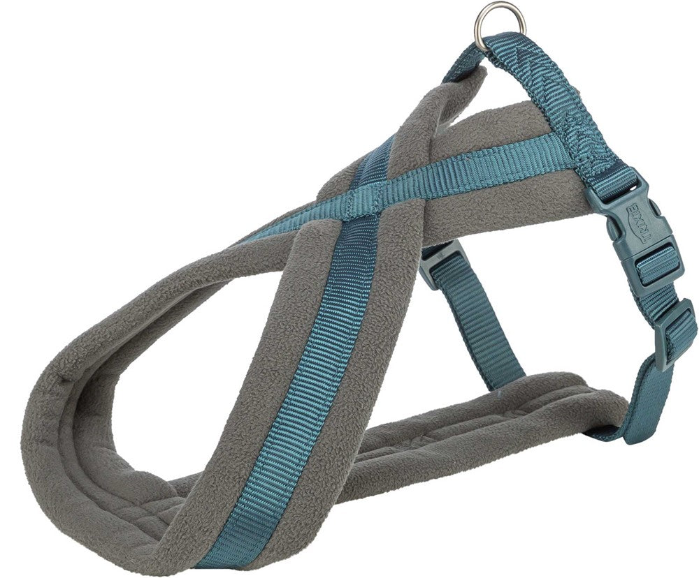 Trixie Premium hundsele fleecevaddad - Petrol