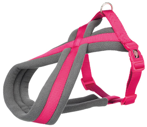 Trixie Premium touring sele S-M: 40-70 cm/20 mm - Fuchsia