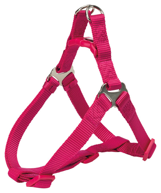 Trixie Premium One Touch sele M: 50-65 cm/20 mm - Fuchsia