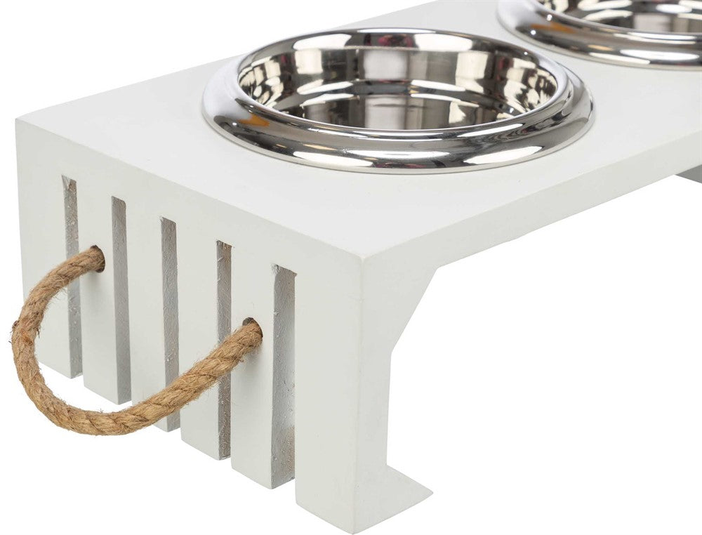 Trixie Be Nordic Matbar MDF/rostfritt - Vit