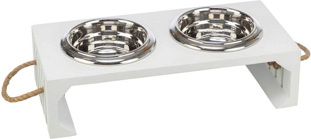 Trixie Be Nordic Matbar MDF/rostfritt - Vit