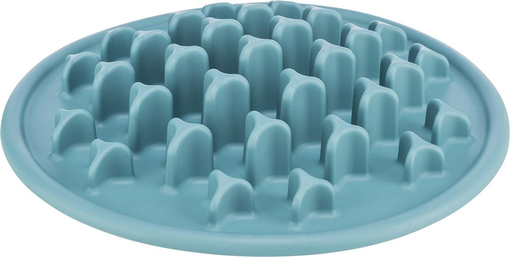Trixie Slow Feed fodermatta "pelare" 35 cm - Blå