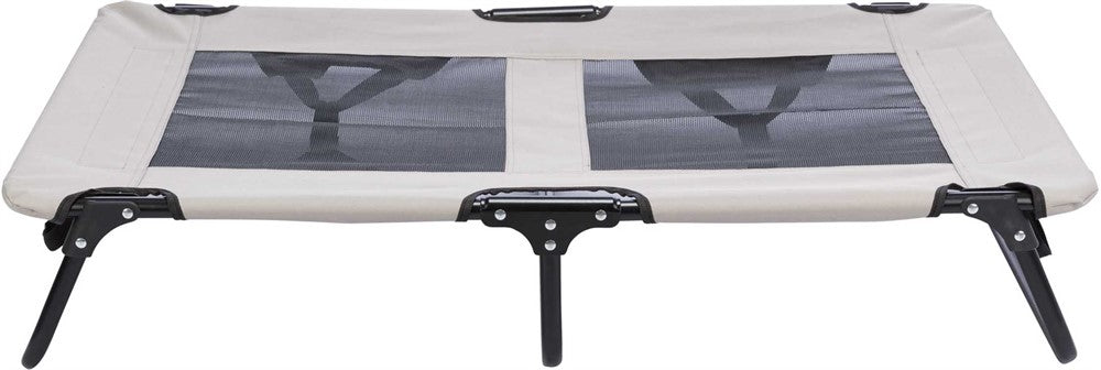 Trixie Campingsäng 120×19×70 cm - Beige/svart
