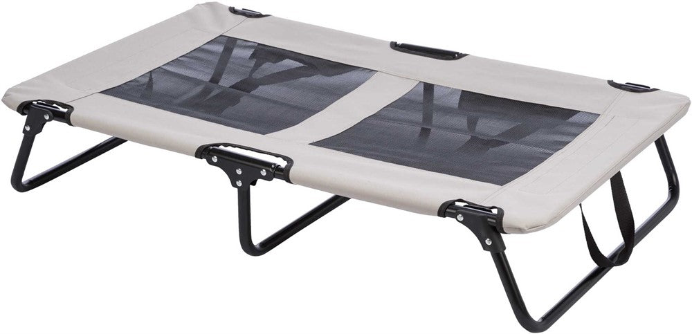 Trixie Campingsäng 120×19×70 cm - Beige/svart