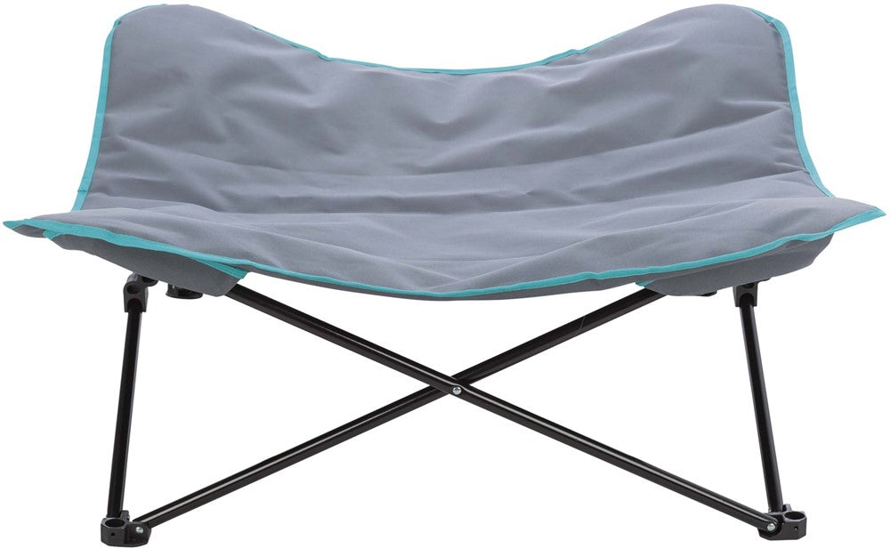 Trixie Campingsäng för hund 88×32×88 cm - Mörkgrå/petrol