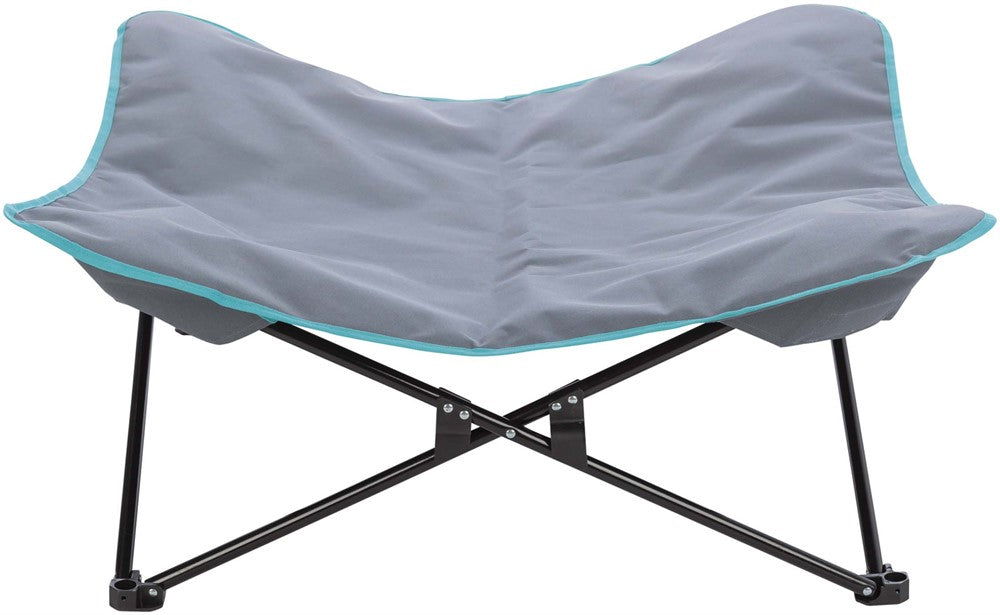 Trixie Campingsäng för hund 88×32×88 cm - Mörkgrå/petrol