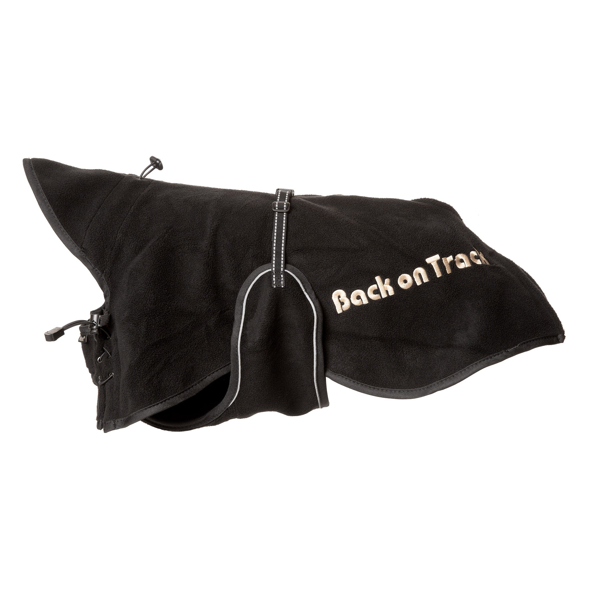 Back on Track Hundtäcke i Fleece – Svart