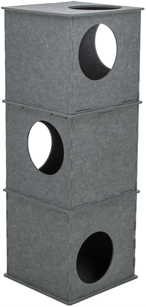 Trixie Klösmöbel Cat-Tower Nele 38×105×38 - Grå
