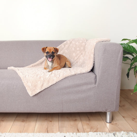 Trixie Cosy filt i plysch - Beige