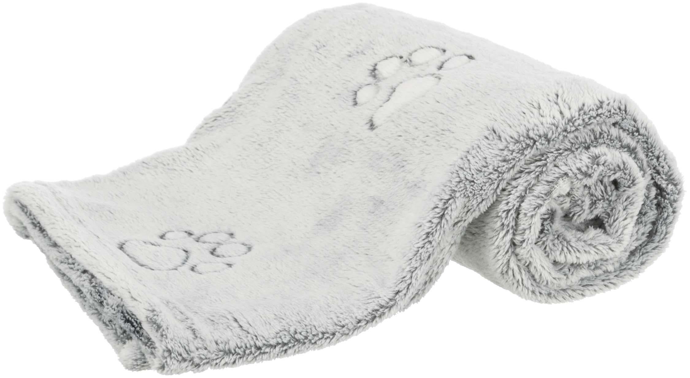 Trixie Nando filt i soft fleece 100×70 cm - Ljusgrå