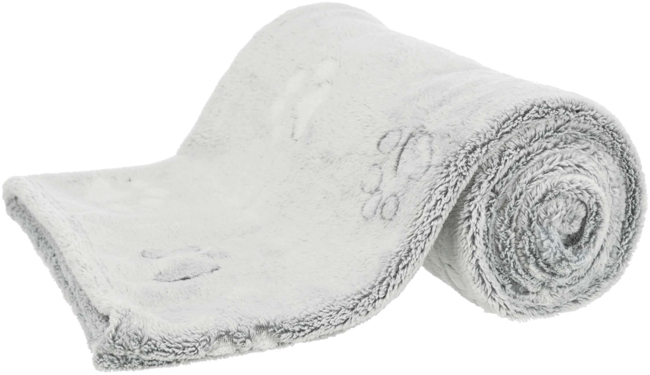 Trixie Nando filt i soft fleece 150×100 cm - Ljusgrå