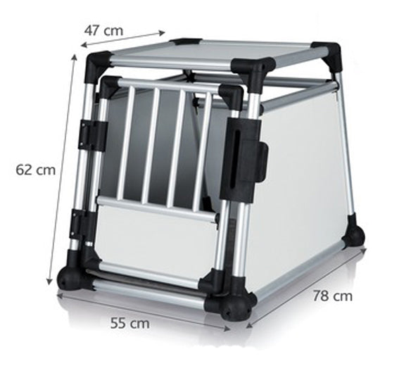 Trixie Bilbur aluminium Silver - M: 55xh62x78