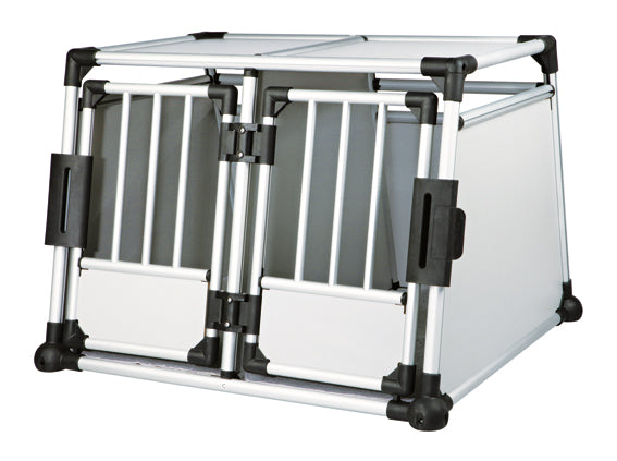 Trixie Dubbel Bilbur aluminium Silver - M/L: 93xh64x88 cm