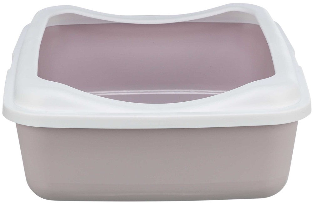 Trixie Kattlåda Classic m kant Ljuslila/vit - 37×15×48 cm