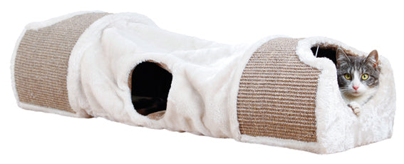 Trixie Klöstunnel 110×30×38 cm - Ljusgrå/brun