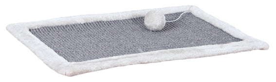 Trixie Klösmatta sisal/plysch 55x35 cm - Ljusgrå