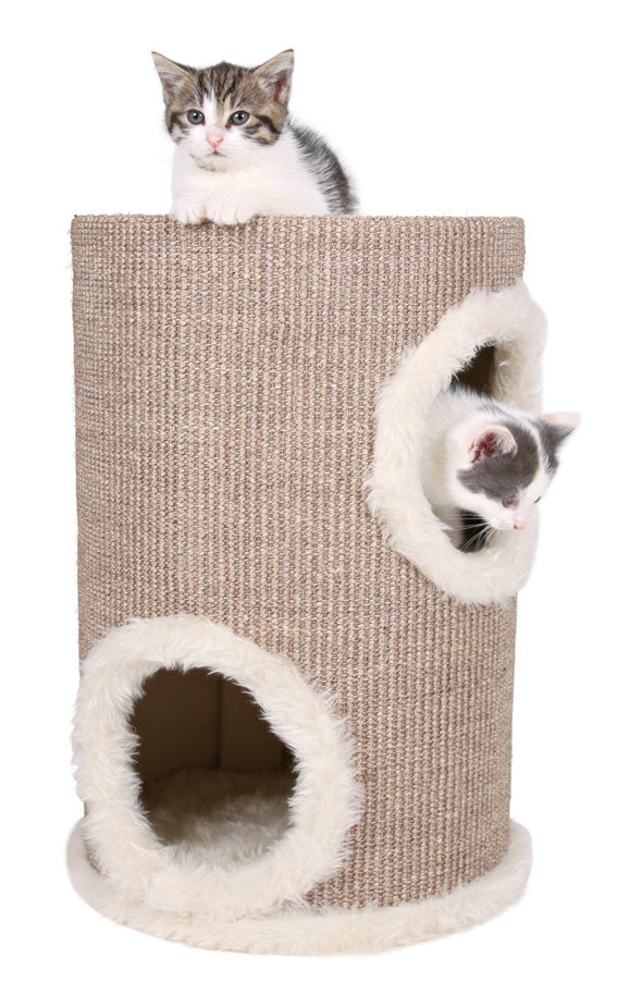 Trixie Klösmöbel Cat-Tower Edoardo 33×h50 cm - Taupe/creme