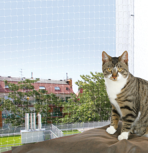 Trixie Cat Protect Kattnät 8x3 m - Transparent