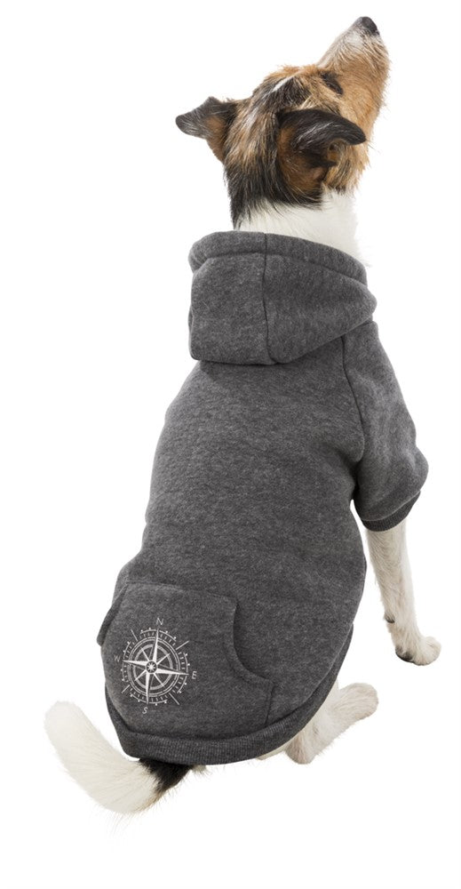 Trixie BE NORDIC Flensburg hoodie M: 45 cm - Grå