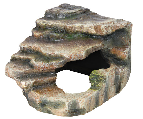 Trixie Hörnsten med grotta och plattform - 16×12×15 cm