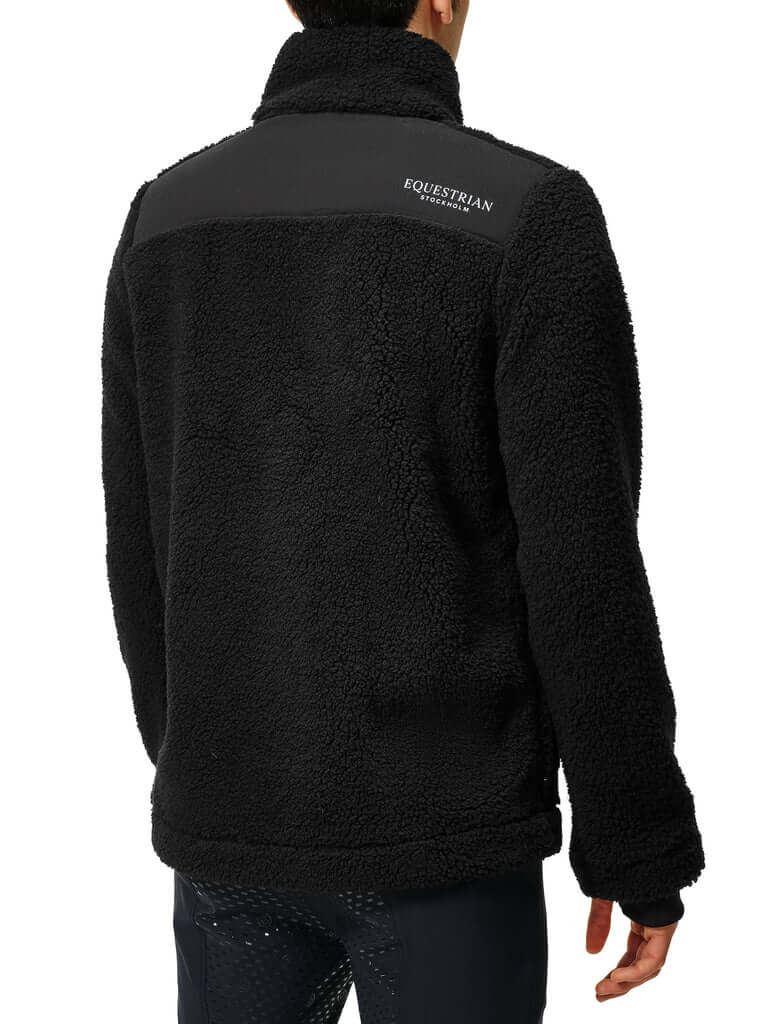 Equestrian Stockholm Teddy Fleecejacka Herr - Black Edition