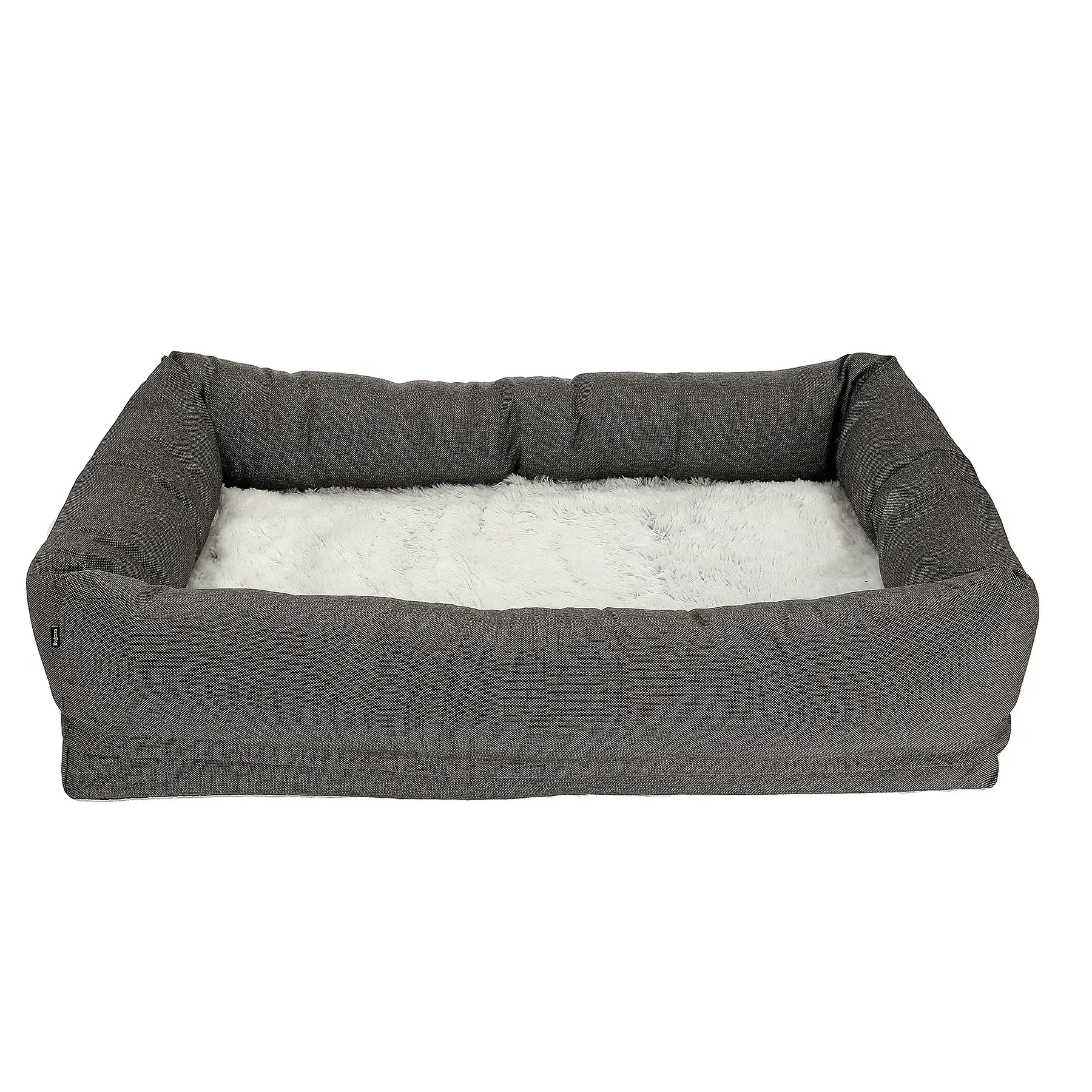 Dogman Classy Memory Foam Rektangulär Hundbädd - Grå