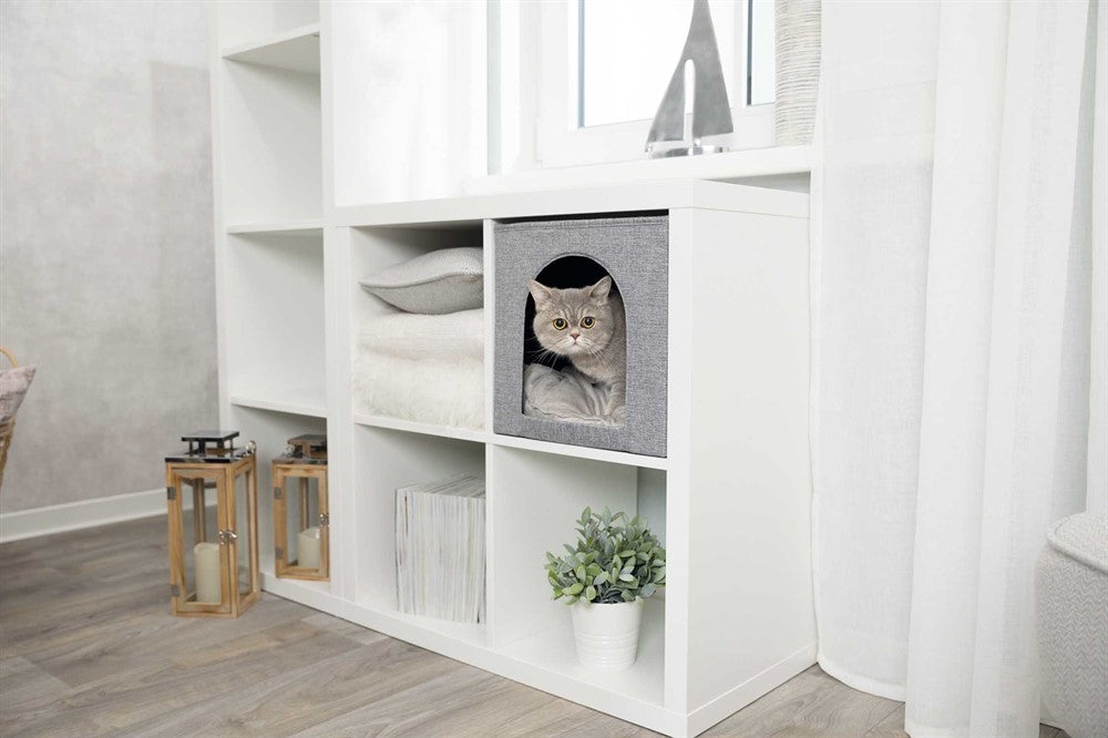 Trixie Kattgrotta Ella för IKEA hylla 33x33x37 cm - Grå