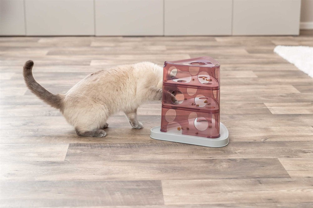 Trixie Cat Activity Cheese Tower, plast ø 32×32 cm