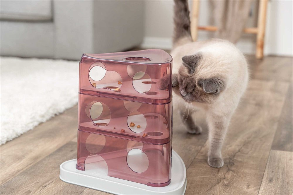 Trixie Cat Activity Cheese Tower, plast ø 32×32 cm