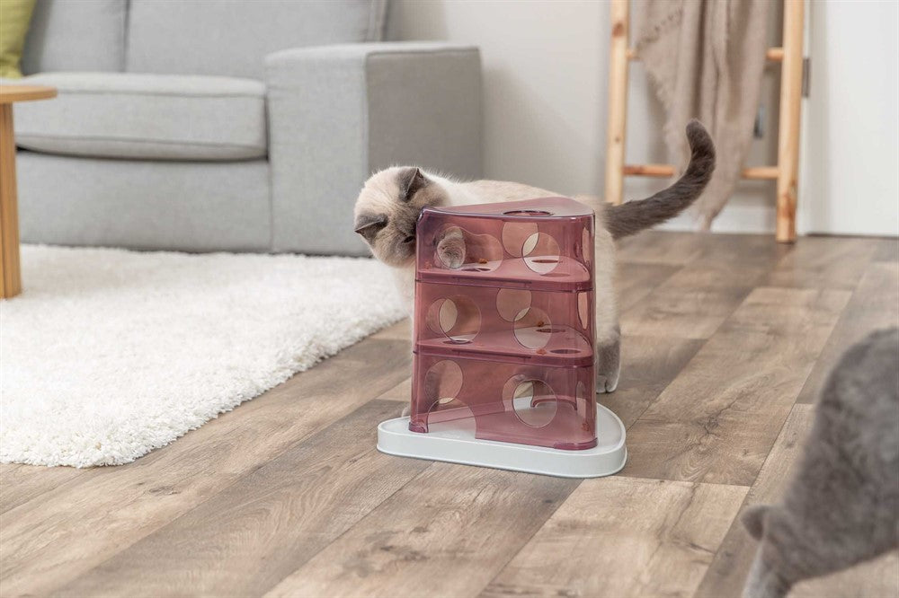 Trixie Cat Activity Cheese Tower, plast ø 32×32 cm