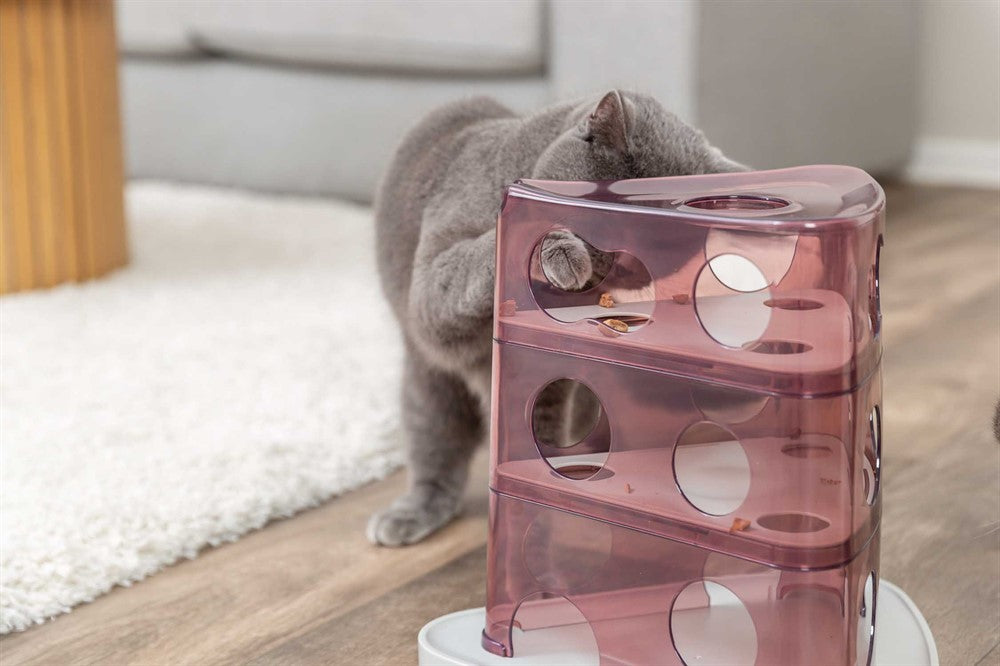 Trixie Cat Activity Cheese Tower, plast ø 32×32 cm