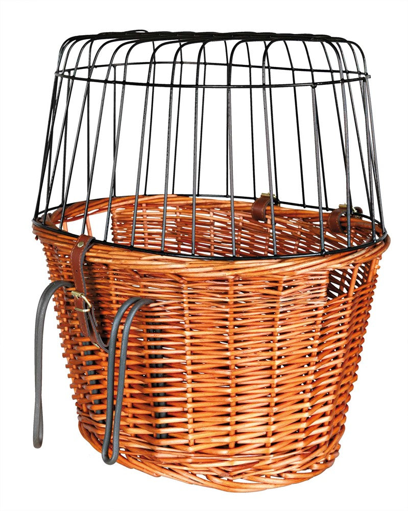 Trixie Cykelkorg front med galler (5kg) 44x48x33 cm - Brun