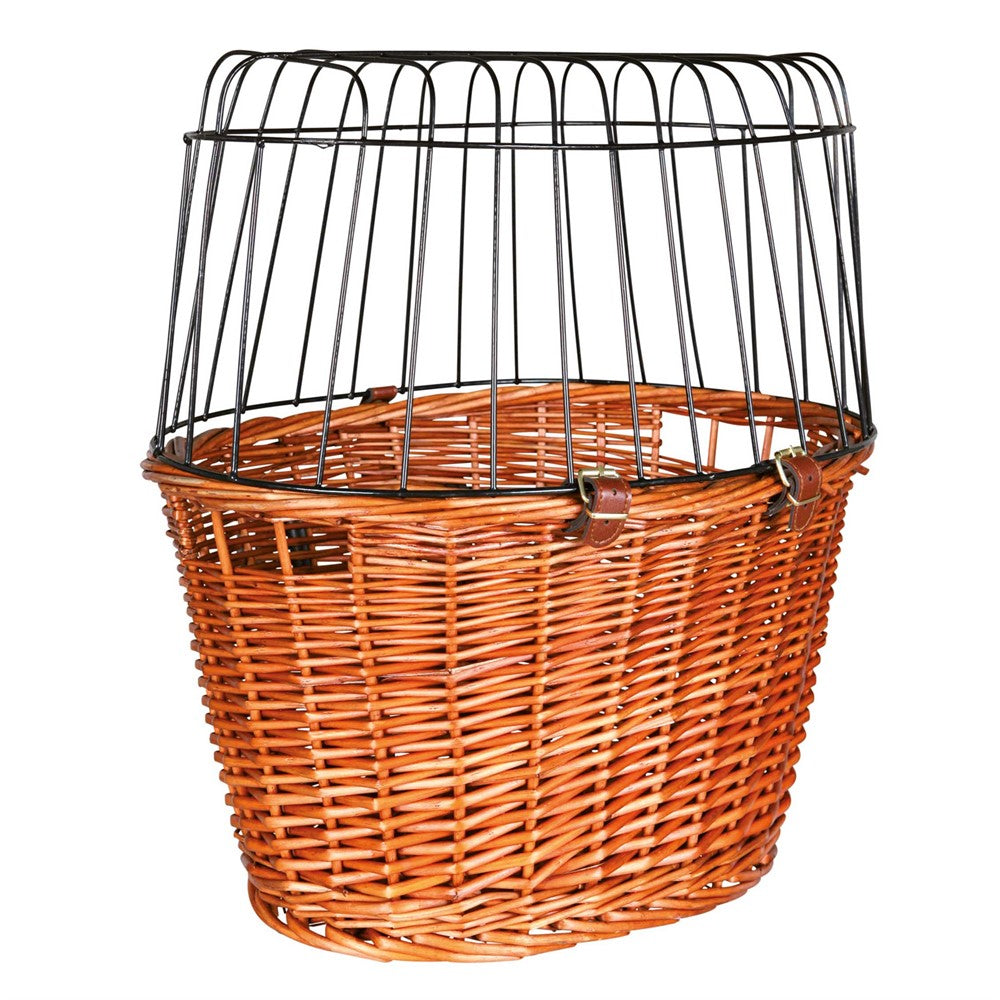 Trixie Cykelkorg front med galler (5kg) 44x48x33 cm - Brun