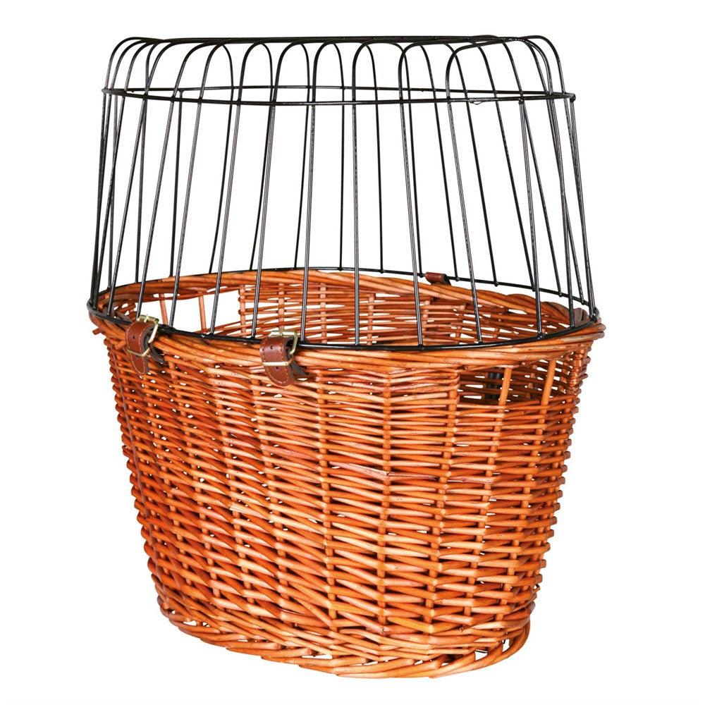 Trixie Cykelkorg front med galler (5kg) 44x48x33 cm - Brun