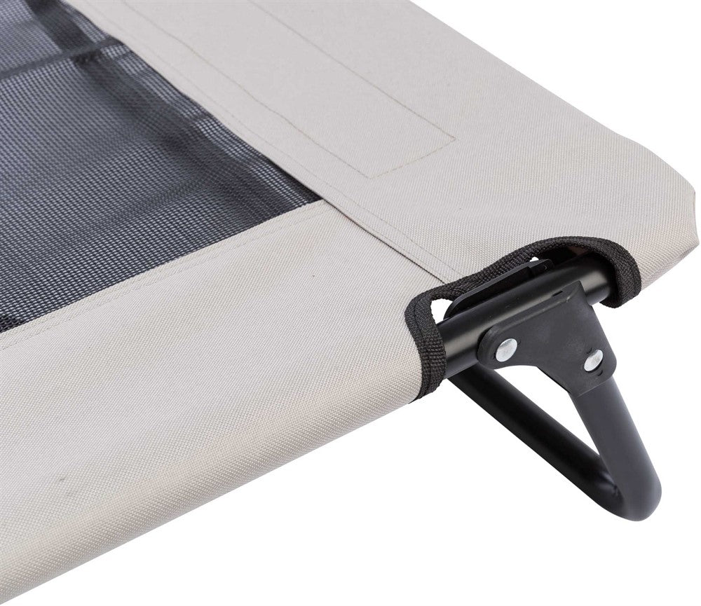 Trixie Campingsäng 120×19×70 cm - Beige/svart