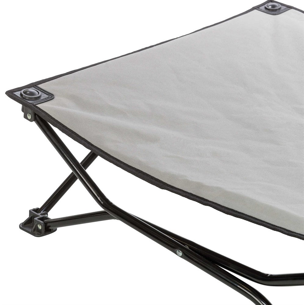 Trixie Campingbädd för hund 120×22×60 cm - Beige/svart