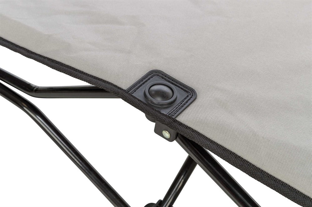 Trixie Campingbädd för hund 120×22×60 cm - Beige/svart