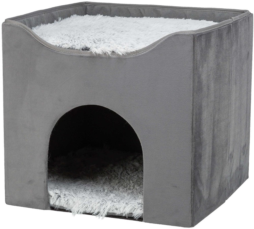 Trixie Harvey Cave 38x38x38 cm - Grå/vit/svart