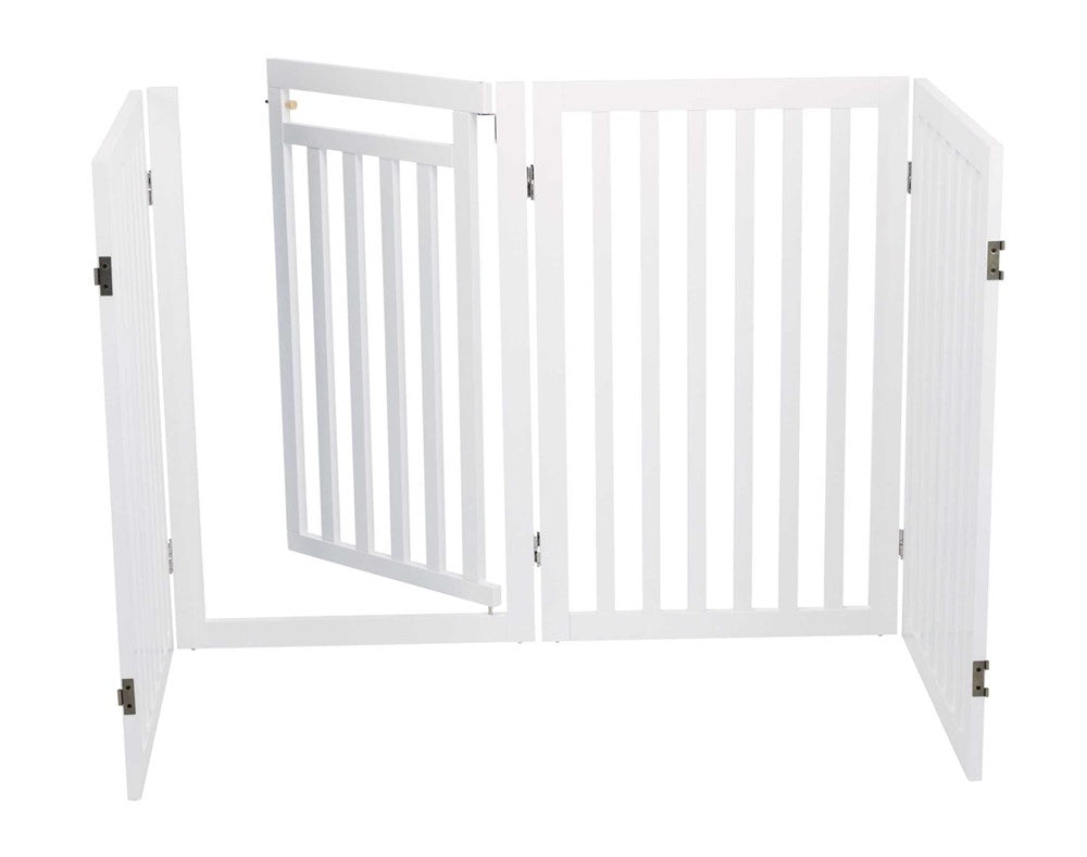 Trixie Grind med dörr 60-160×81 cm - Vit