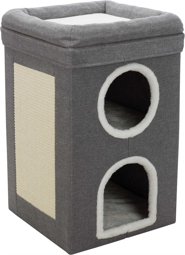 Trixie Klösmöbel Cat-Tower Saul 39×h64×39 cm - Grå