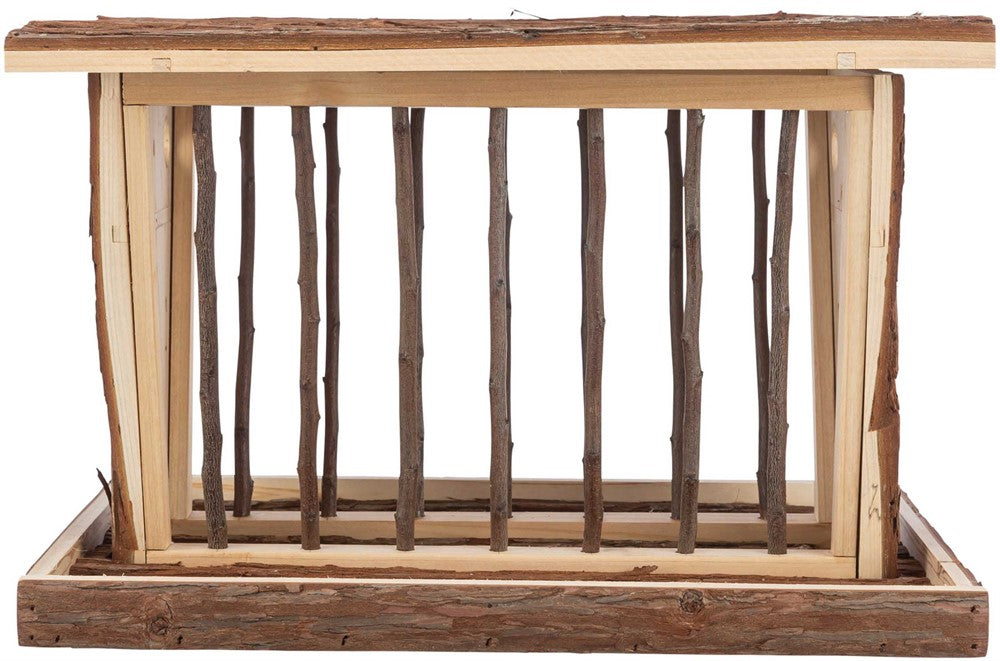 Trixie Höhäck med golv & tak naturträ 40×22×30 cm