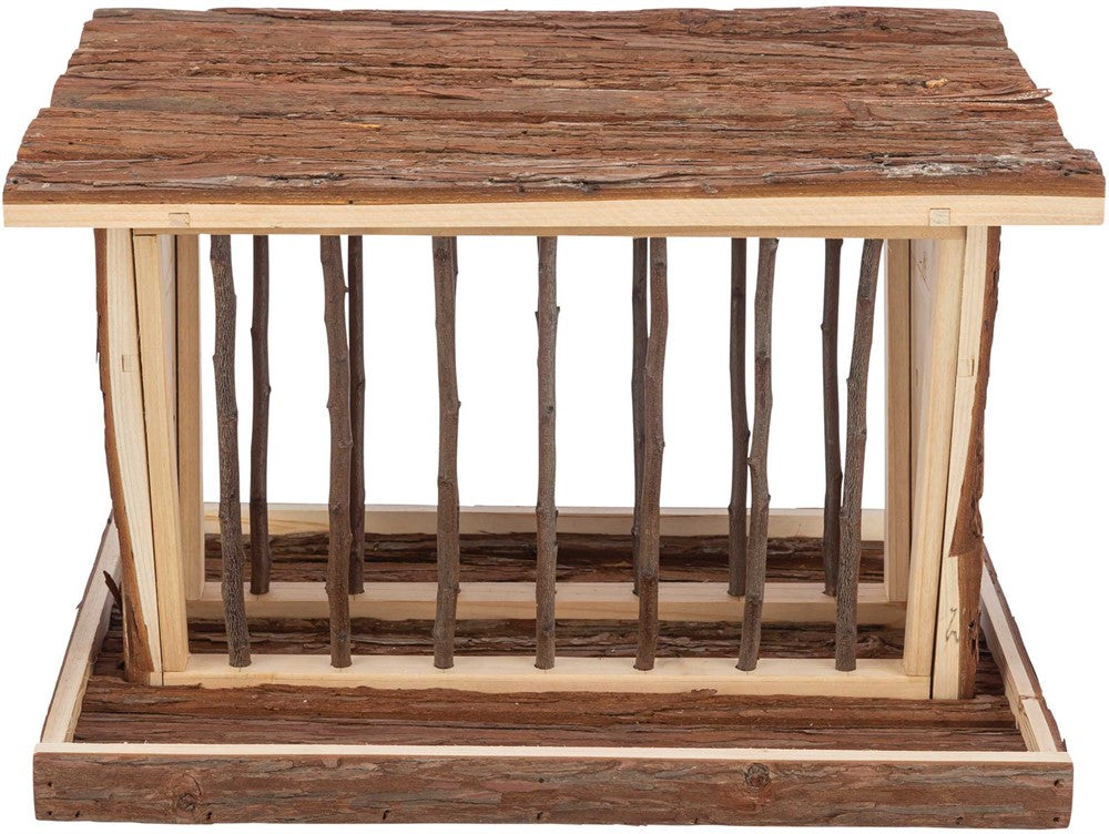 Trixie Höhäck med golv & tak naturträ 40×22×30 cm
