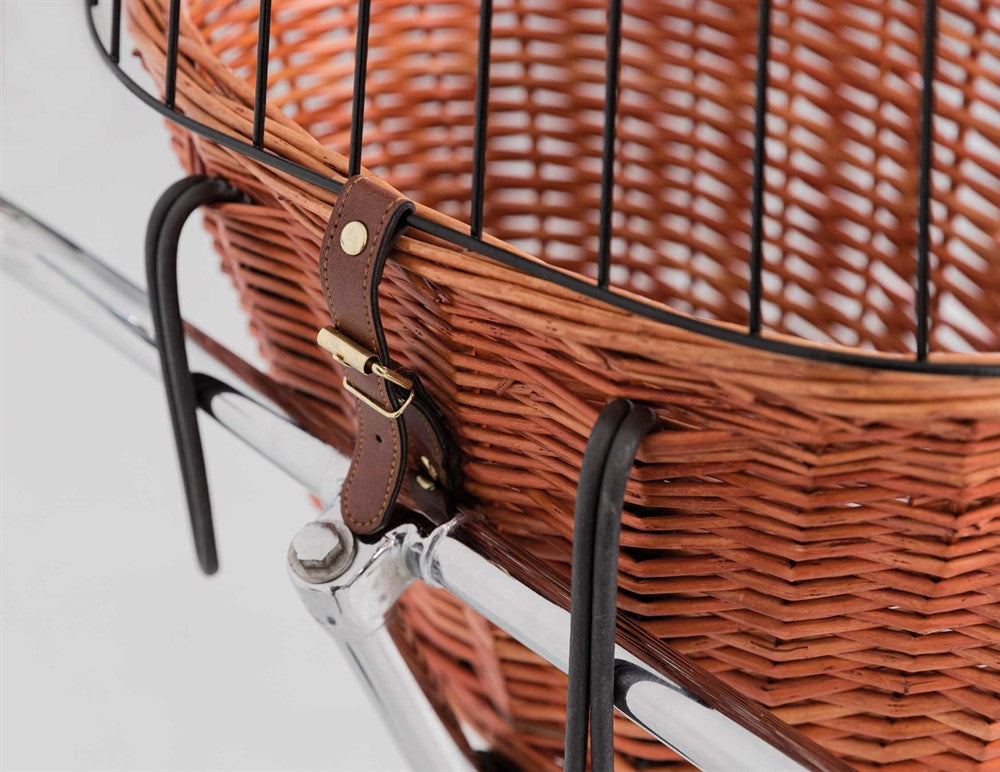 Trixie Cykelkorg front med galler (5kg) 44x48x33 cm - Brun