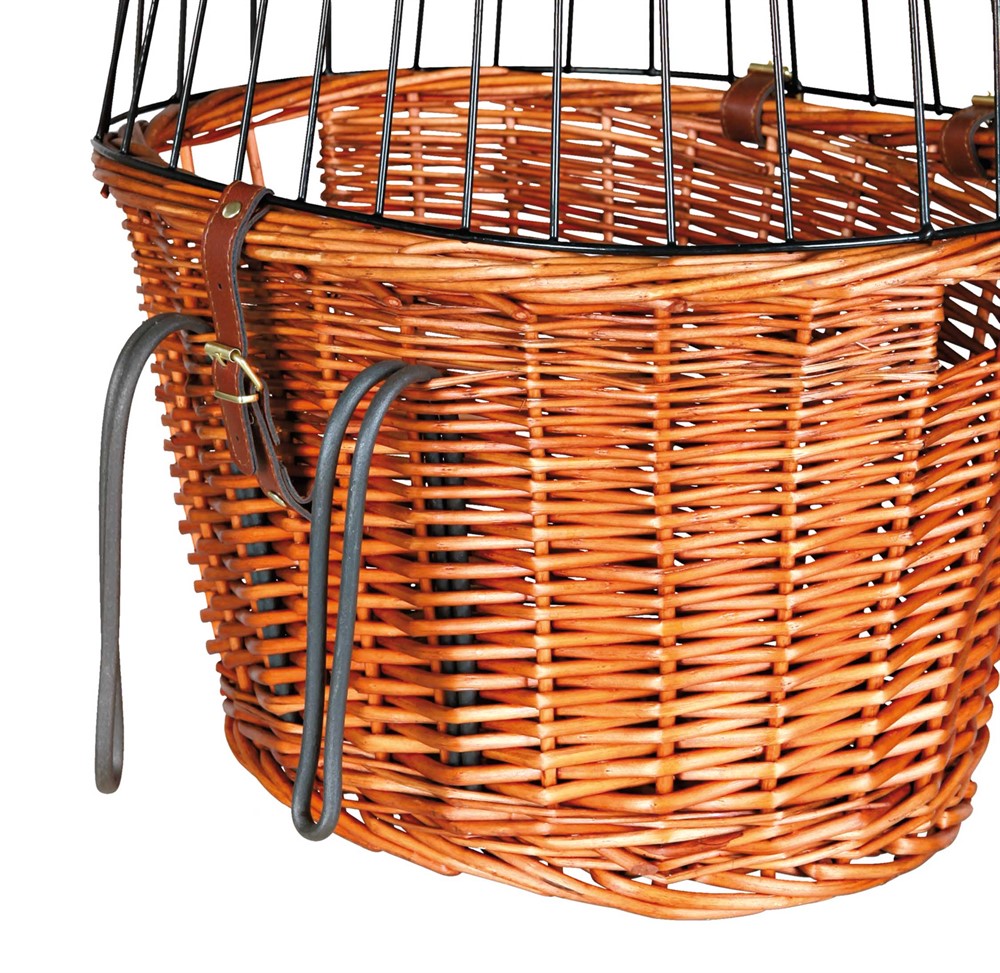 Trixie Cykelkorg front med galler (5kg) 44x48x33 cm - Brun