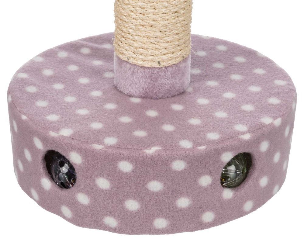 Trixie Junior klösmöbel fleece ø 26×47 cm - Ljuslila